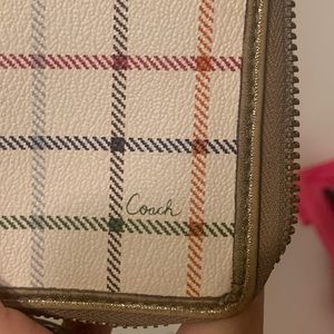 Coach Checkered Wallet
